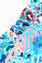 Load image into Gallery viewer, Printed Flutter Sleeve V-Neck Top cf
