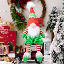 Load image into Gallery viewer, Striped Christmas Faceless Gnome
