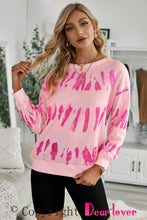 Load image into Gallery viewer, Printed Dropped Shoulder Round Neck Sweatshirt
