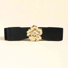 Load image into Gallery viewer, Flower Alloy Buckle Elastic Belt
