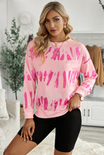 Load image into Gallery viewer, Printed Dropped Shoulder Round Neck Sweatshirt
