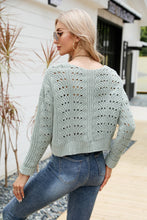 Load image into Gallery viewer, Open Front Cuffed Cropped Cardigan
