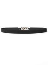 Load image into Gallery viewer, Zinc Alloy Buckle Elastic PU Belt
