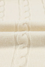 Load image into Gallery viewer, Cable-Knit Boat Neck Sweater Dress
