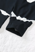 Load image into Gallery viewer, Striped Half-Button Drawstring Hoodie
