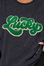 Load image into Gallery viewer, Plus Size LUCKY Round Neck Sweatshirt
