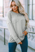 Load image into Gallery viewer, Dropped Shoulder V-Neck Top
