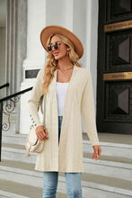 Load image into Gallery viewer, Long Sleeve Open Front Cardigan
