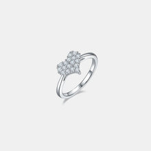 Load image into Gallery viewer, Moissanite 925 Sterling Silver Heart Ring
