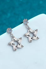 Load image into Gallery viewer, 925 Sterling Silver Inlaid Moissanite Star Earrings
