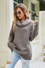 Load image into Gallery viewer, Cowl Neck Raglan Sleeve Sweater
