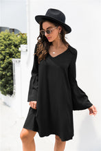 Load image into Gallery viewer, Trumpet Sleeve V Neck Dress
