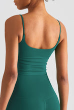 Load image into Gallery viewer, Gathered Detail Cropped Sports Cami
