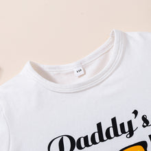 Load image into Gallery viewer, Kids DADDY&#39;S COOL BUDDY Graphic Tee and Printed Shorts Set
