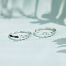 Load image into Gallery viewer, Heart Shape Inlaid Zircon Enamel Ring
