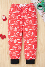 Load image into Gallery viewer, Girls Christmas Pattern Top and Pants Set
