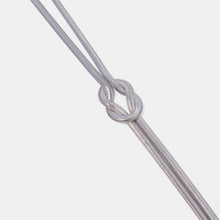 Load image into Gallery viewer, Double Layered Knot Herringbone Choker Necklace
