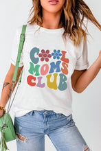 Load image into Gallery viewer, COOL MOMS CLUB Round Neck Short Sleeve T-Shirt
