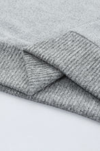 Load image into Gallery viewer, Cutout Ribbed Trim Drawstring Hoodie
