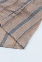 Load image into Gallery viewer, Striped Tie-Waist Shirt Dress with Pockets
