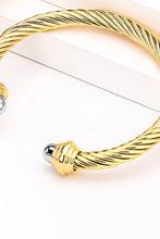 Load image into Gallery viewer, Stainless Steel Twisted Open Bracelet
