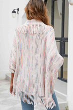 Load image into Gallery viewer, Fringe Detail Printed Poncho
