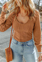 Load image into Gallery viewer, Scoop Neck Long Sleeve Top
