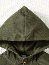 Load image into Gallery viewer, Buttoned Hoodie with Pockets
