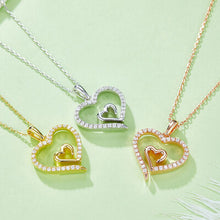 Load image into Gallery viewer, Moissanite 925 Sterling Silver Heart Pendant Necklace
