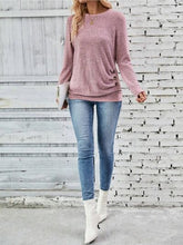 Load image into Gallery viewer, Round Neck Long Sleeve T-Shirt
