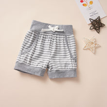 Load image into Gallery viewer, Decorative Button Tank and Striped Shorts Set
