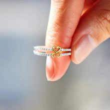 Load image into Gallery viewer, Zircon 925 Sterling Silver Heart Shape Ring
