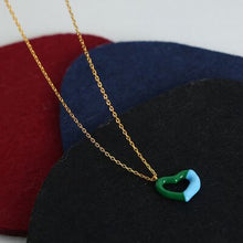 Load image into Gallery viewer, Heart Pendant Titanium Steel Necklace
