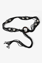 Load image into Gallery viewer, Bohemian Wood Ring Braid Belt
