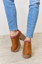 Load image into Gallery viewer, Legend Footwear Platform Suede Clog Heel
