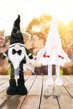 Load image into Gallery viewer, Wedding Bow Detail Pom-Pom Telescopic Leg Gnome
