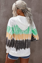 Load image into Gallery viewer, Tie-Dye Drawstring Pullover Hoodie
