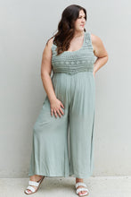 Load image into Gallery viewer, HEYSON Watch Me Full Size Crochet Detail Jumpsuit
