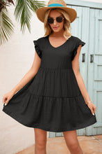 Load image into Gallery viewer, Frill Trim Ruffle hem Dress
