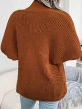Load image into Gallery viewer, Rib-Knit Open Front Dolman Sleeve Cardigan
