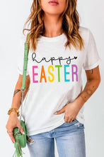 Load image into Gallery viewer, HAPPY EASTER Round Neck Short Sleeve T-Shirt

