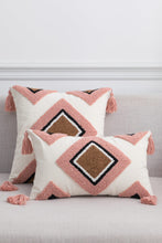 Load image into Gallery viewer, 4 Picks Geometric Graphic Tassel Pillow Cover
