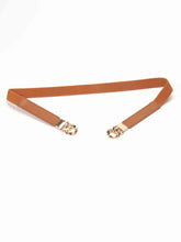 Load image into Gallery viewer, Zinc Alloy Buckle Elastic PU Belt
