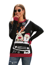Load image into Gallery viewer, Santa Claus Reindeer Christmas Sweater

