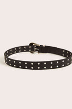 Load image into Gallery viewer, Double Row Studded PU Leather Belt
