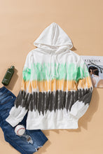 Load image into Gallery viewer, Tie-Dye Drawstring Pullover Hoodie
