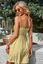 Load image into Gallery viewer, Ditsy Floral Frill Trim Smocked Cami Dress
