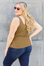 Load image into Gallery viewer, Basic Bae Full Size Square Neck Wide Strap Tank
