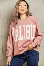 Load image into Gallery viewer, Sweet Claire &quot;Malibu&quot; Oversized Crewneck Sweatshirt
