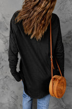 Load image into Gallery viewer, Thumbhole Long Sleeve Round Neck Top
